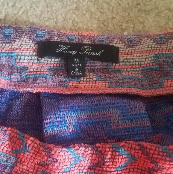 Tribal Pattern embroidered skater skirt - Picture 2 of 6